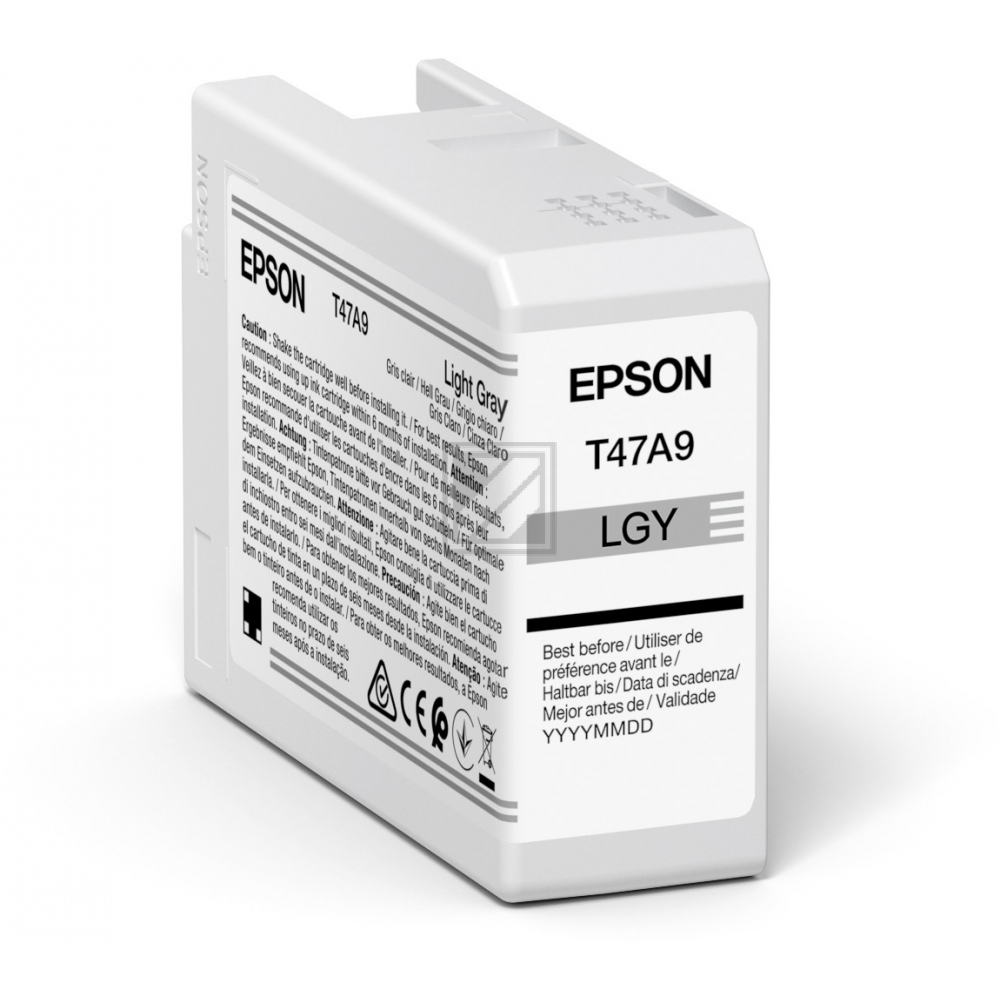 C13T47A900 // T47A9 / original EPSON Tintenpatrone grau / C13T47A900 / 50.00 ml