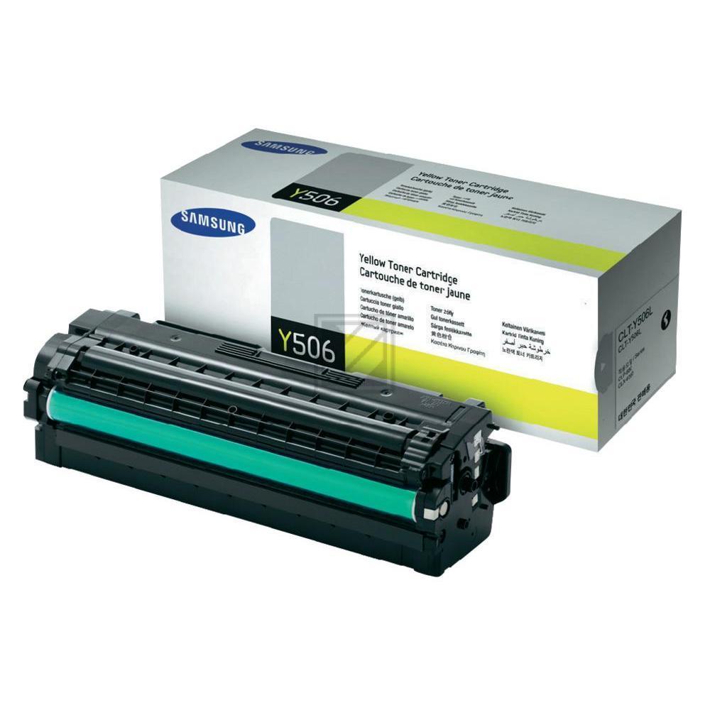 CLTY506L/ELS Original Toner Yellow für Samsung / CLTY506L / SU515A/ELS / 3.500 Seiten