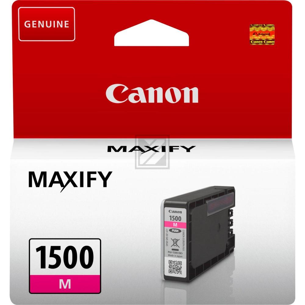 9230B001 // PGI1500M / magenta / original CANON Tintenpatrone magenta / 9230B001 / 300 S. / 4.50 ml
