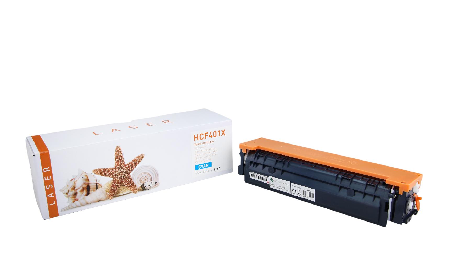 Alternativ Toner Cyan für HP  / CF401XC / 2.300 Seiten