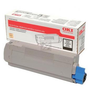 46471104 / schwarz / original OKI Toner schwarz / 46471104 / 7000 S.