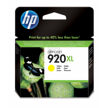 CD974AE // 920XL / gelb / original HP Tintenpatrone gelb / CD974AE / 700 S. / 6.00 ml