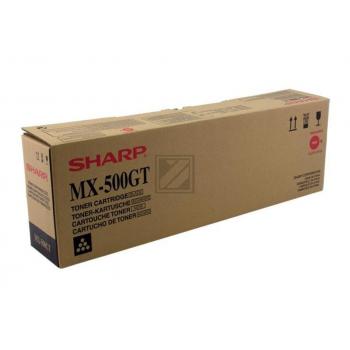 MX500NT / schwarz / original SHARP Toner schwarz / MX500NT / 40000 S.