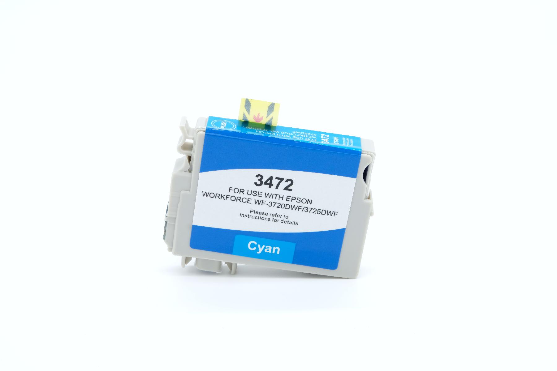 Alternativ Tinte Cyan für Epson / C13T34724010 / 950 Seiten