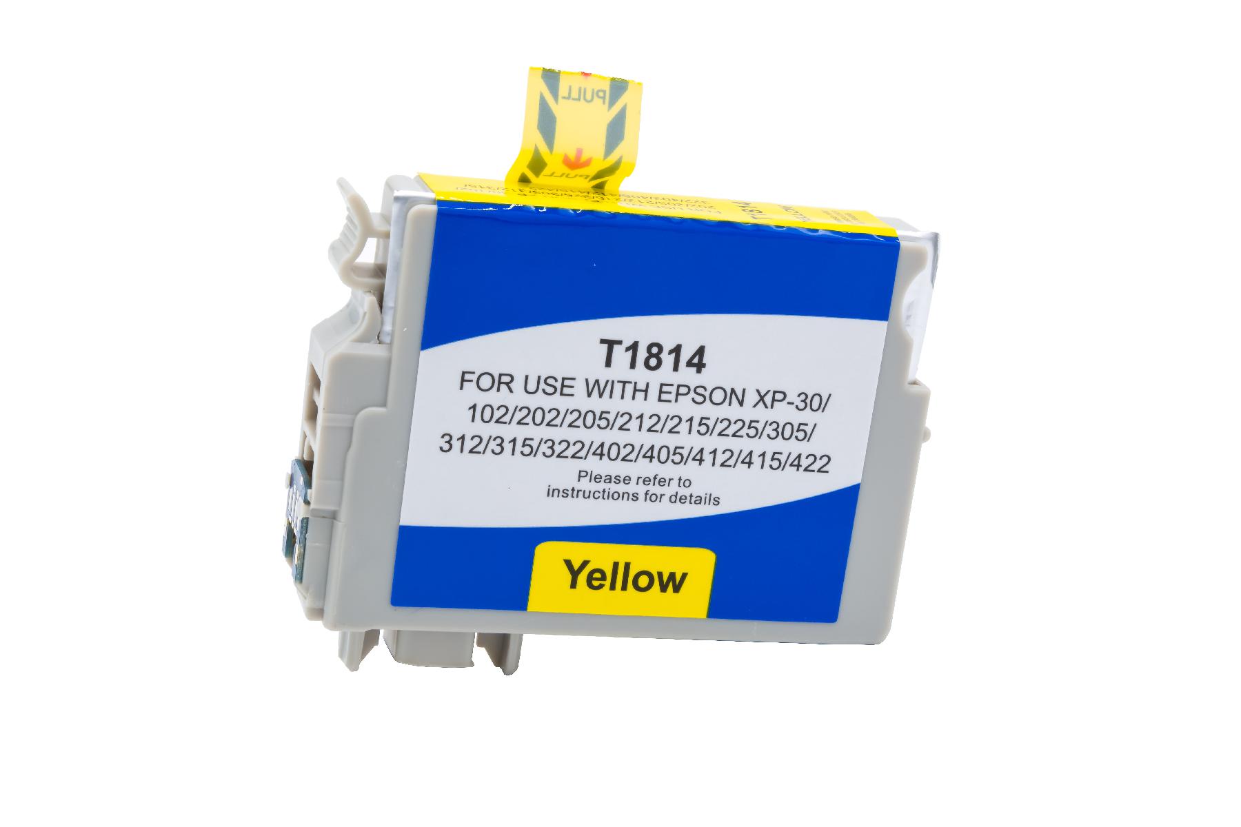 Alternativ Tinte Yellow für Epson  / C13T18144010 / 16ml
