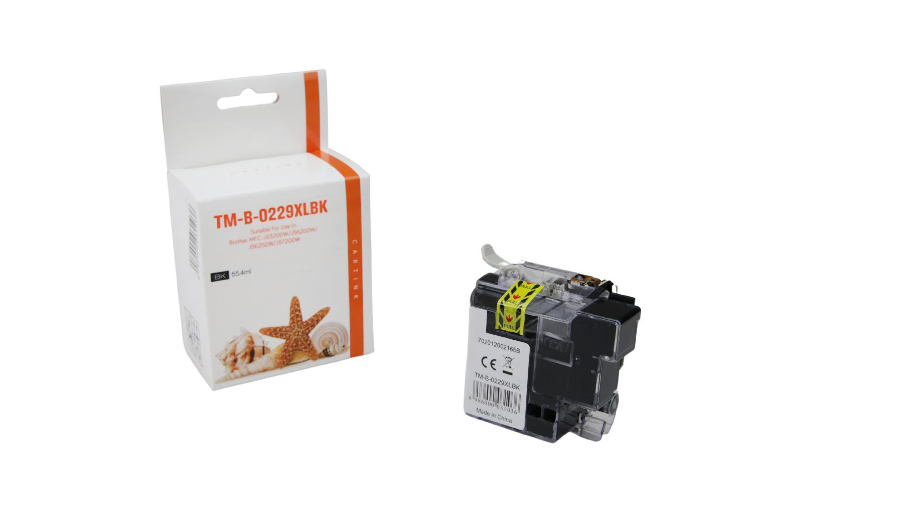 Alternativ Tinte Black für Bro / LC229BK / 55,4ml
