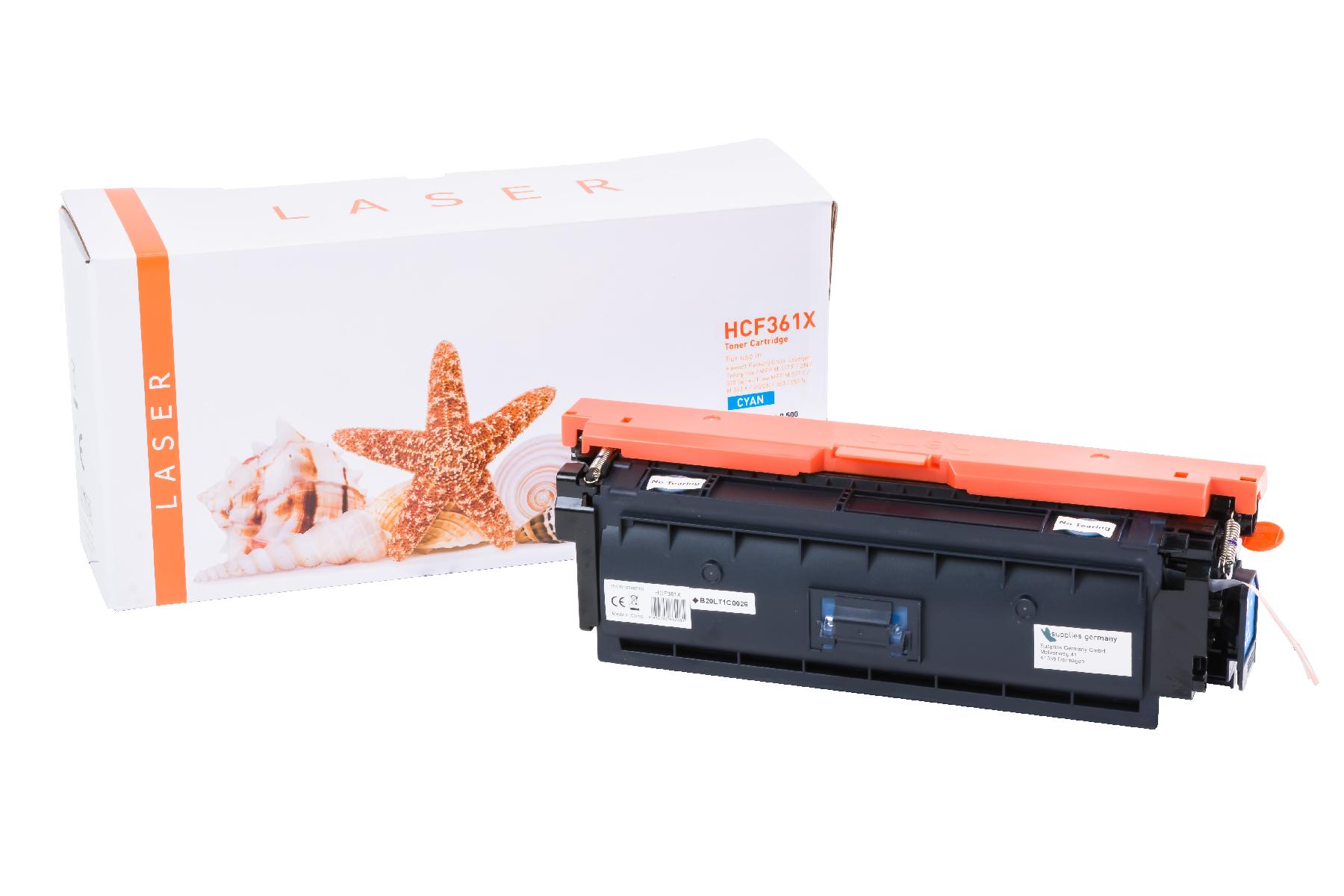 Alternativ Toner Cyan für HP / CF361X /508X / 9.500 Seiten