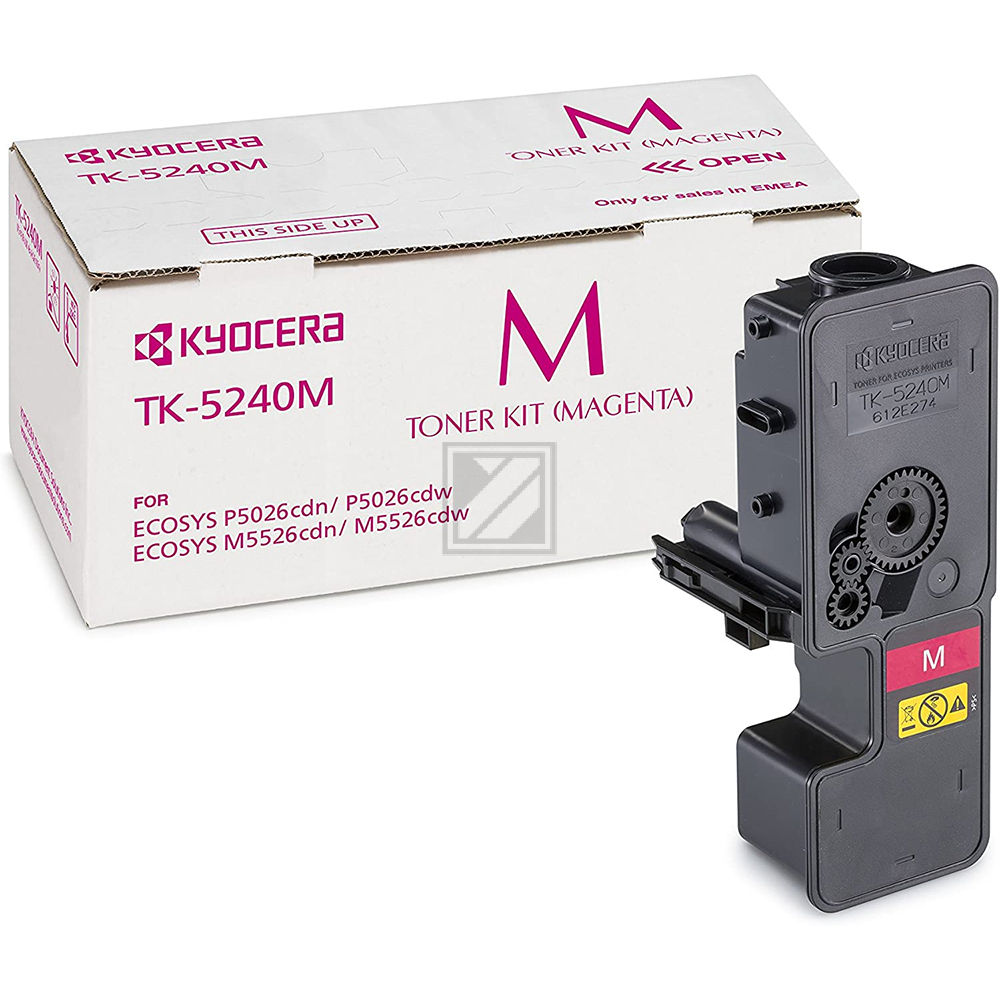 1T02R7BNL0 // TK5240M / magenta / original KYOCERA Toner magenta / 1T02R7BNL0 / 3000 S.