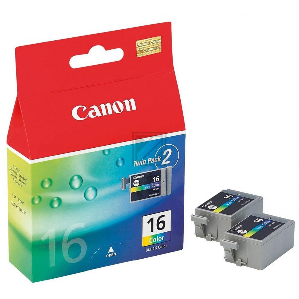 9818A002 // BCI16C / original CANON Tintenpatrone color / 9818A002 / 100 S. / 2.50 ml