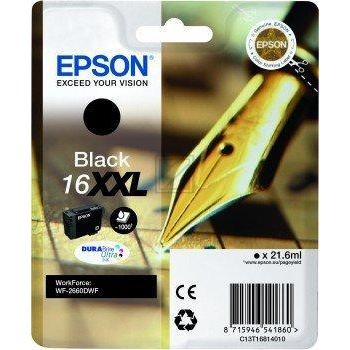 C13T16814010 // 16XXL / schwarz / original EPSON Tintenpatrone schwarz / C13T16814010 / 1000 S. / 21.60 ml