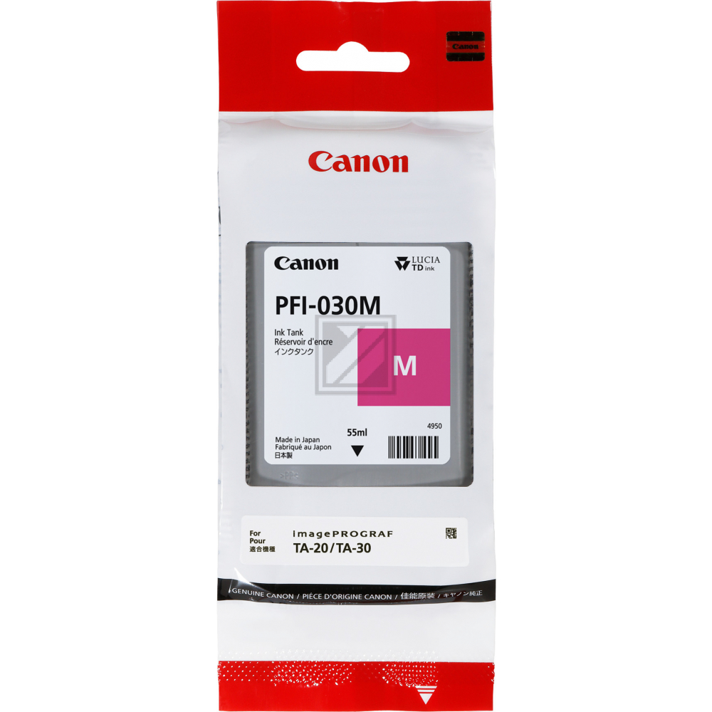 3491C001 // PFI030M / magenta / original CANON Tintenpatrone magenta / 3491C001 / 55.00 ml