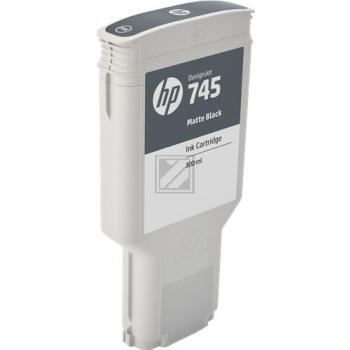 F9K05A // 745 / schwarz / original HP Tintenpatrone schwarz matt / F9K05A / 300.00 ml