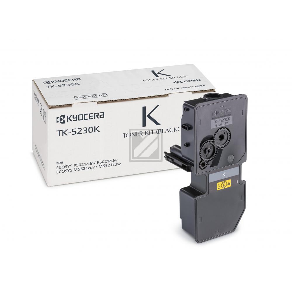 1T02R90NL0 // TK5230K / schwarz / original KYOCERA Toner schwarz / 1T02R90NL0 / 2600 S.