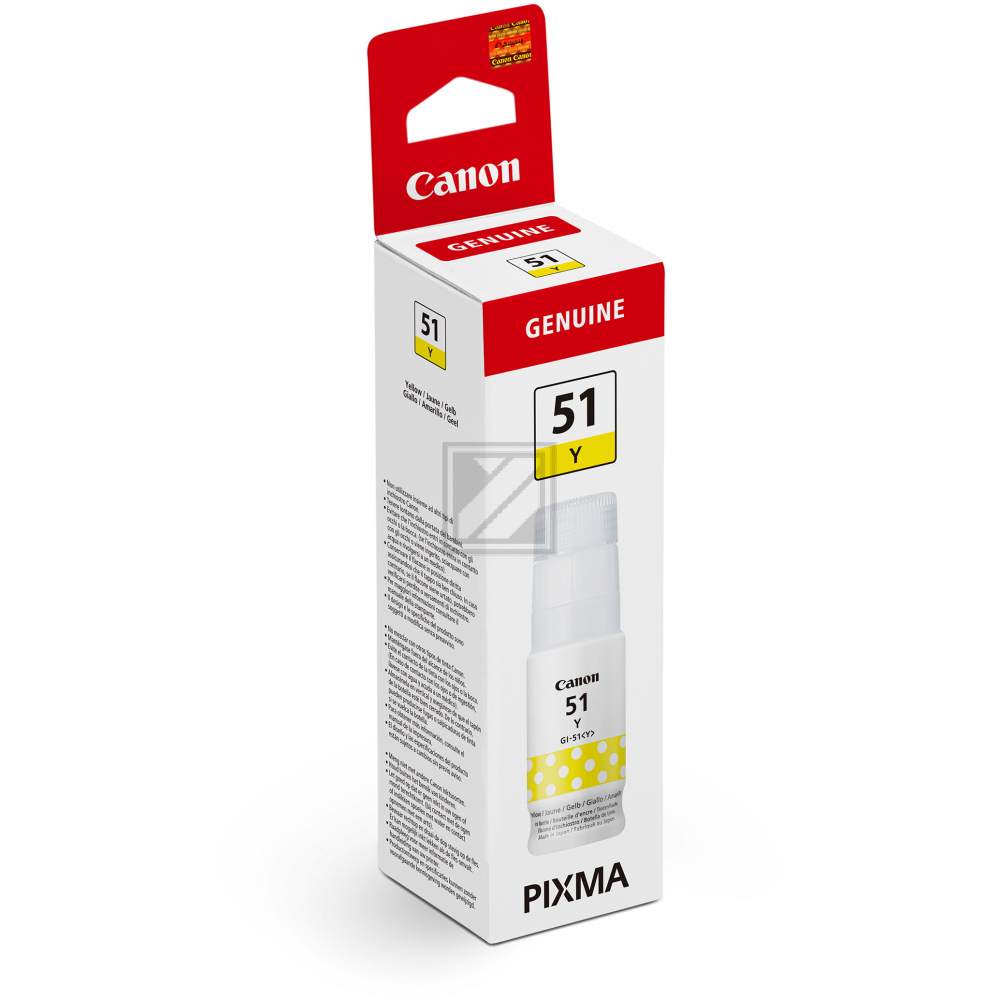 4548C001 // GI51Y / gelb / original CANON Tintenpatrone gelb / 4548C001 / 7700 S. / 70.00 ml