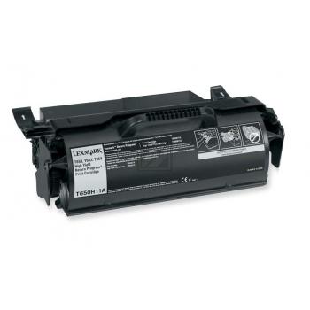 T650H11E / schwarz / original LEXMARK Toner schwarz / T650H11E / 25000 S.