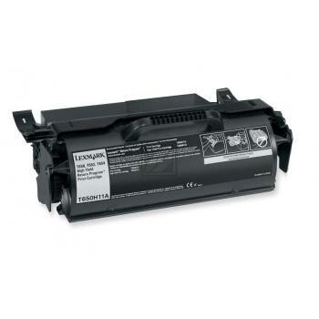 T650H11E // Black // original // Toner f. Lexmark / T650H11E / 25.000 Seiten