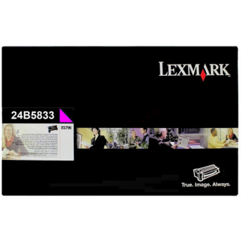 24B5833 / magenta / original LEXMARK Toner magenta / 24B5833 / 18000 S.