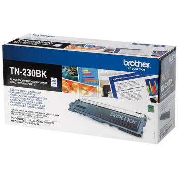 TN230BK / schwarz / original BROTHER Toner schwarz / TN230BK / 2200 S.