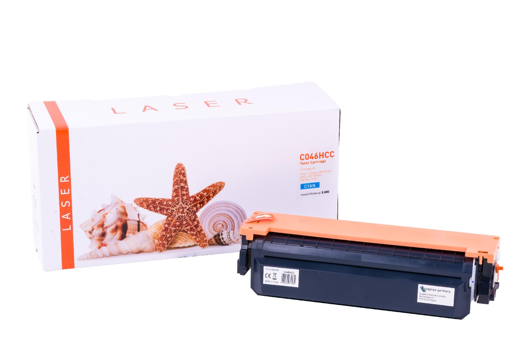 Alternativ Toner Cyan für Canon / 1253C002 / 5.000 Seiten