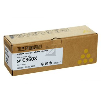 408253 // SPC360X / original RICOH Toner gelb / 408253 / 9000 S.