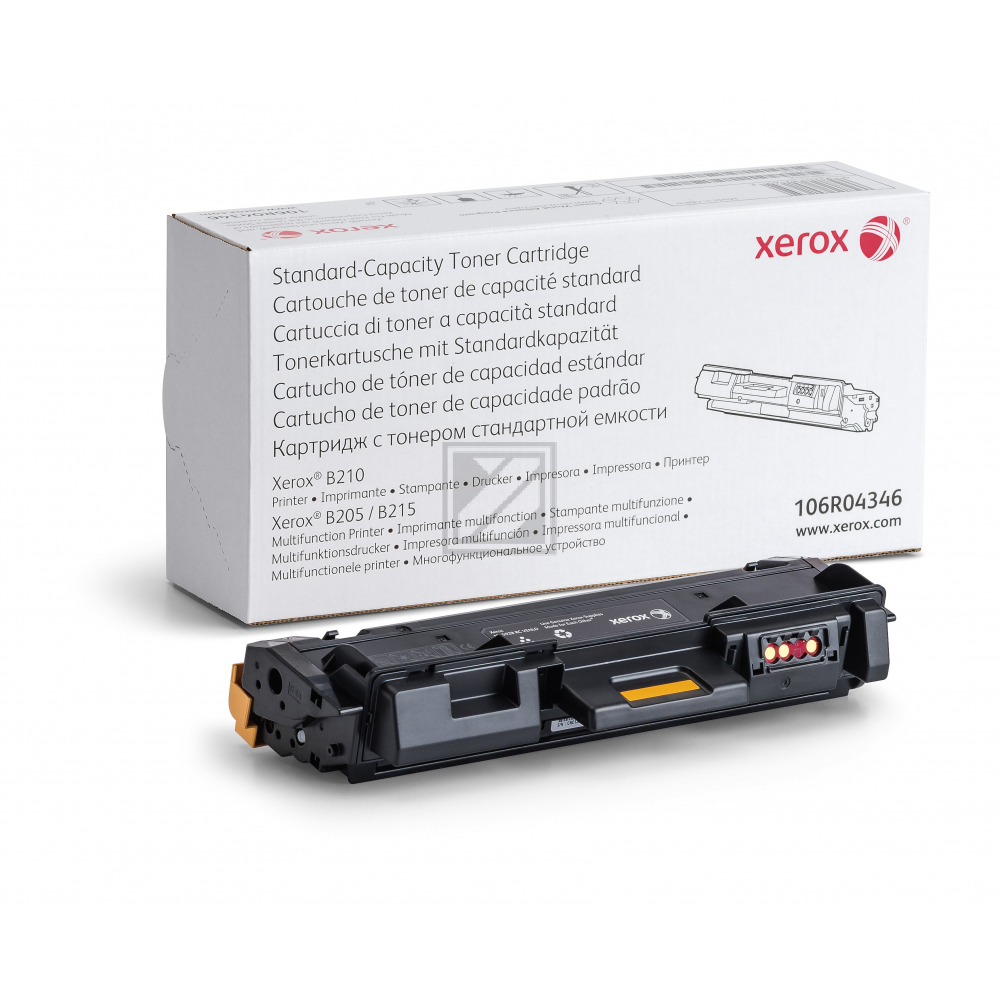 106R04346 / schwarz / original XEROX Toner schwarz / 106R04346 / 1500 S.