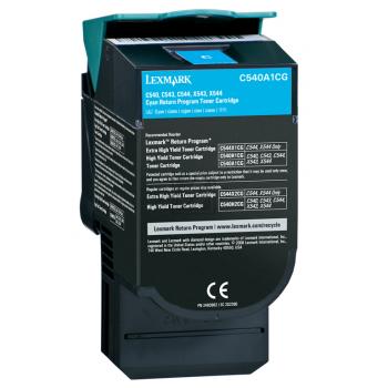 C540A1CG // Cyan // original // Toner f. Lexmark C / C540A1CG