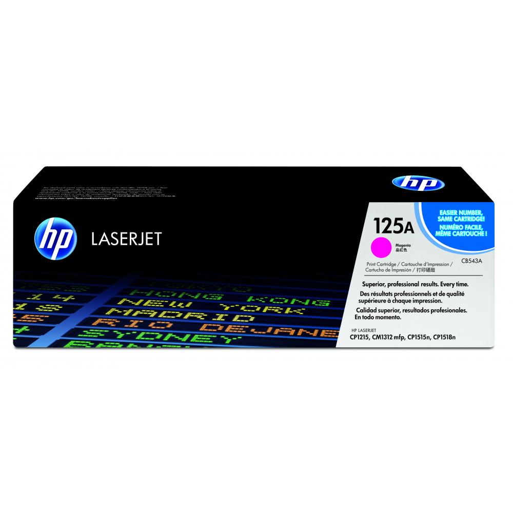CB543A // 125A / magenta / original HP Toner magenta / CB543A / 1400 S.