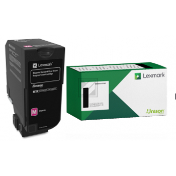 71C20M0 / magenta / original LEXMARK Toner magenta / 71C20M0 / 5000 S.