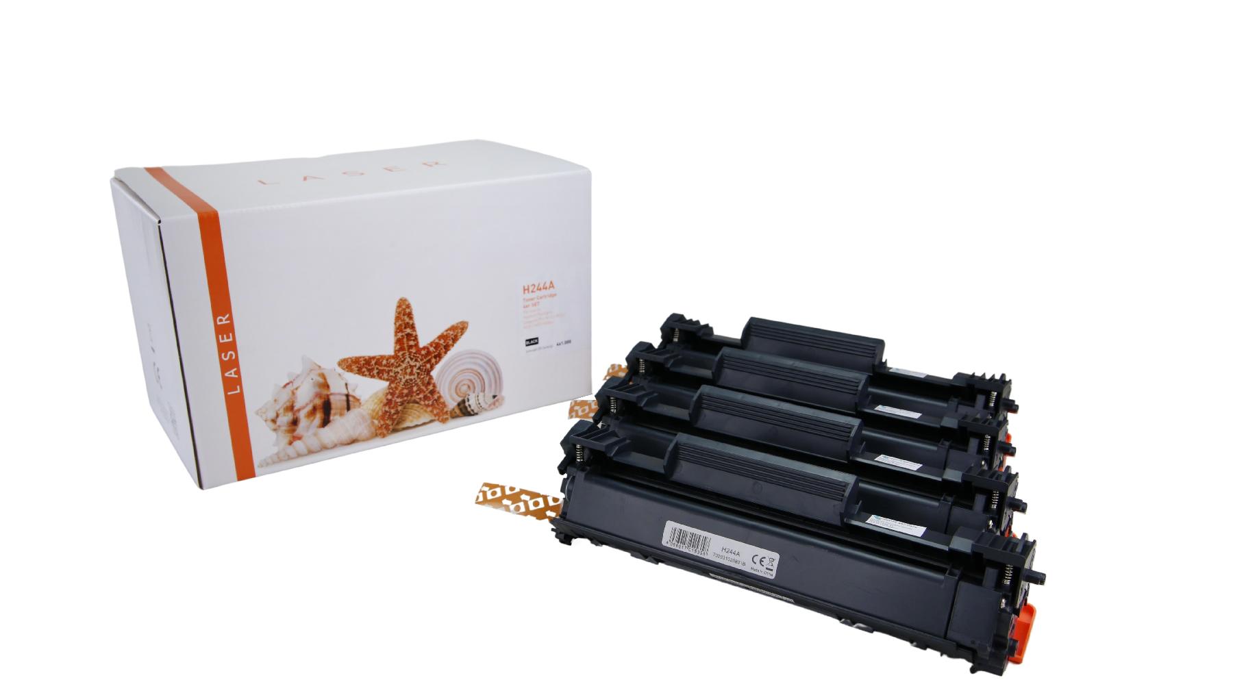 Alternativ Toner Black für HP / CF244A / 4x1.000 Seiten