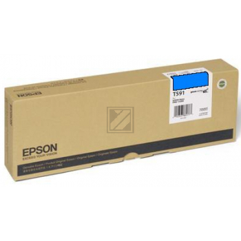 C13T591200 // T5912 / cyan / original EPSON Tintenpatrone cyan / C13T591200 / 700.00 ml