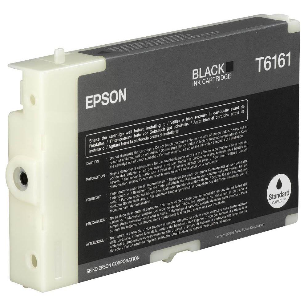 C13T616100 // T6161 / schwarz / original EPSON Tintenpatrone schwarz / C13T616100 / 3000 S. / 76.00 ml