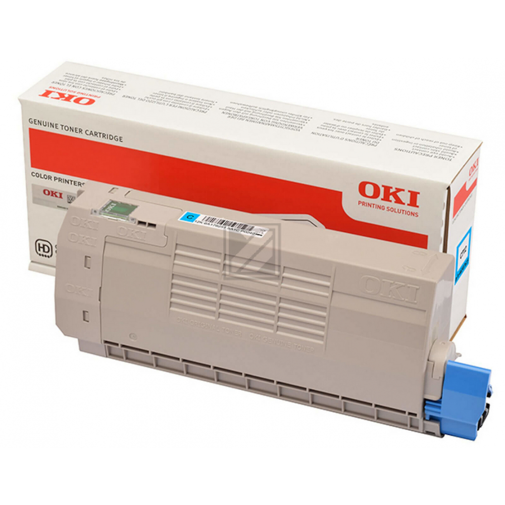 46507615 / cyan / original OKI Toner cyan / 46507615 / 11500 S.