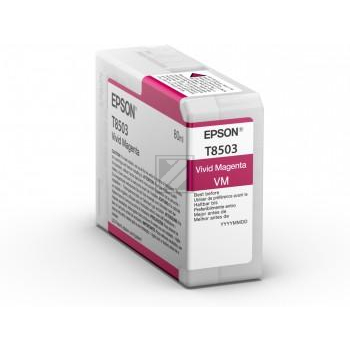 C13T85030N // T8503 / magenta / original EPSON Tintenpatrone magenta / C13T85030N / 80.00 ml