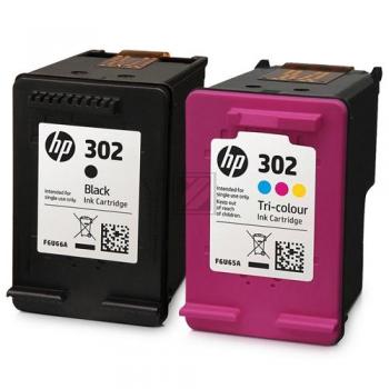 X4D37AE // 302 / original HP Druckkopfpatrone Multipack / X4D37AE