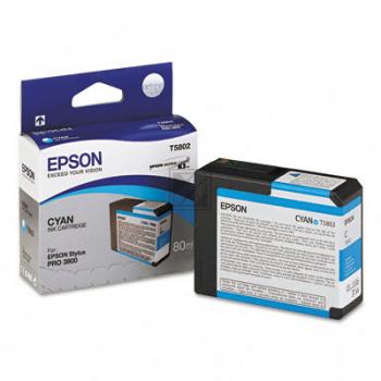 C13T580200 // T5802 / cyan / original EPSON Tintenpatrone cyan / C13T580200 / 80.00 ml