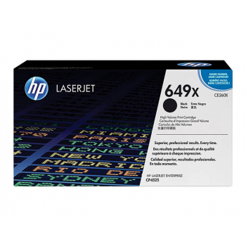 CE260X /649X Original Toner Black für HP  / 649X K /CE260X / 17.000 Seiten