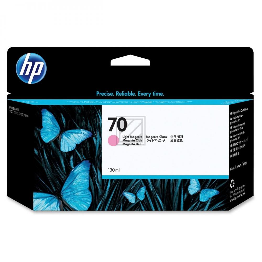 C9455A // 70 / magenta / original HP Tintenpatrone magenta hell / C9455A / 130.00 ml