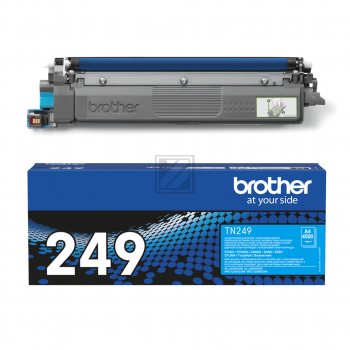TN249C / cyan / original BROTHER Toner cyan / TN249C / 4000 S.