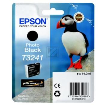 C13T32414010 // T3241 / schwarz / original EPSON Tintenpatrone schwarz / C13T32414010 / 4200 S. / 14.00 ml