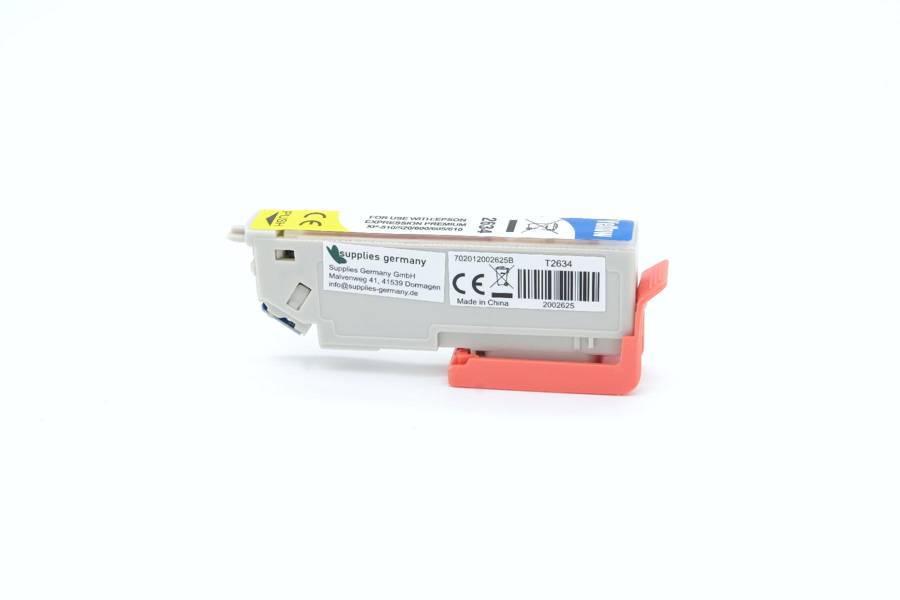Alternativ Tinte Yellow für Epson / C13T26344010 / 10ml