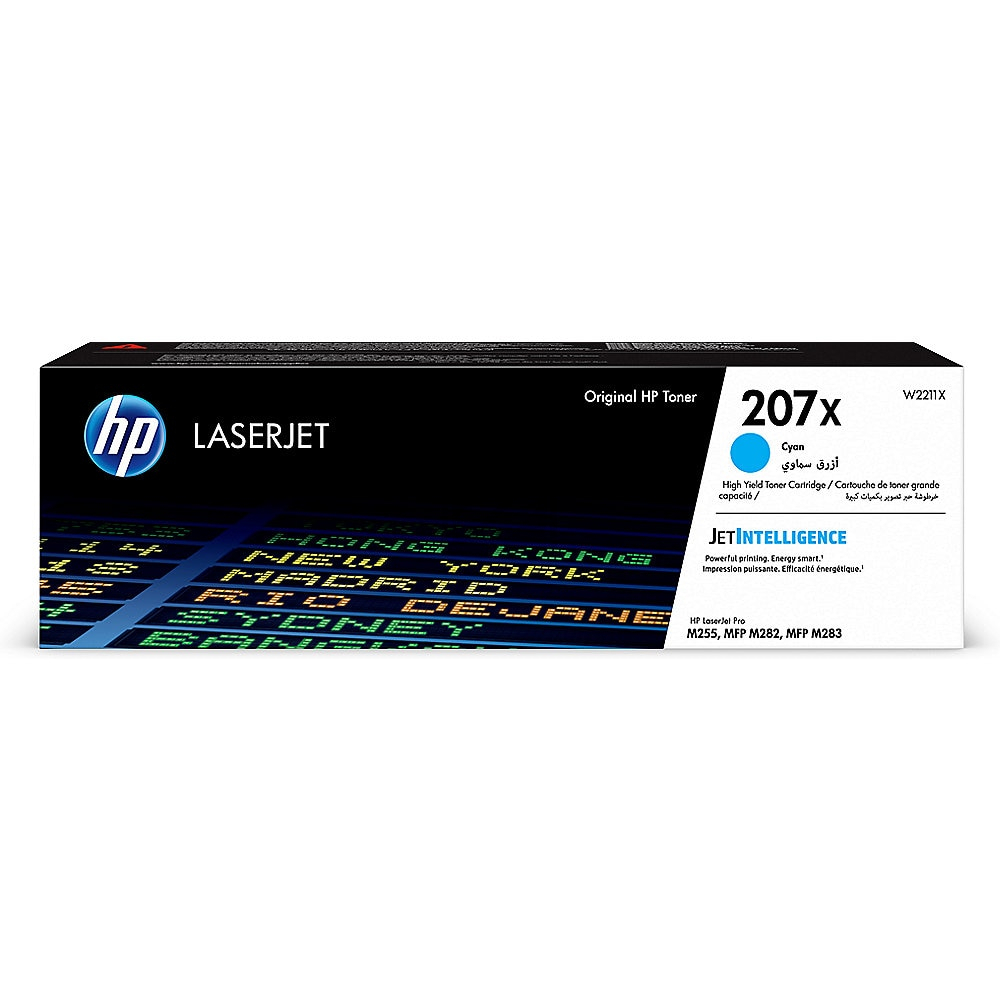 HP 207X (W2211X) cyan Tonerkartusche / W2211X // 2.450 S.