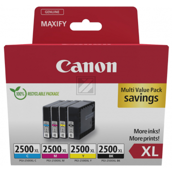 9254B010 // PGI2500XLBKCMY / original CANON Tintenpatrone MultiPack / 9254B010