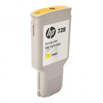 F9K15A // 728 / gelb / original HP Tintenpatrone gelb / F9K15A / 300.00 ml