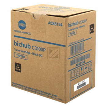 A0X5154 // TNP50K / schwarz / original KONICAMIN Toner schwarz / A0X5154 / 5000 S.