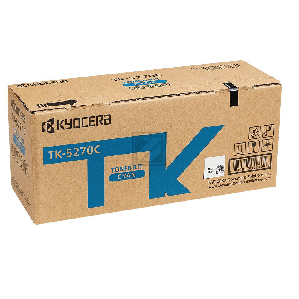 1T02TVCNL0 // TK5270C / cyan / original KYOCERA Toner cyan / 1T02TVCNL0 / 6000 S.