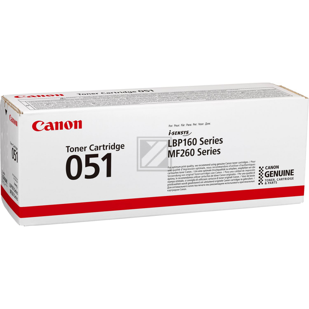 2168C002 // 051 / original CANON Toner schwarz / 2168C002 / 1700 S.
