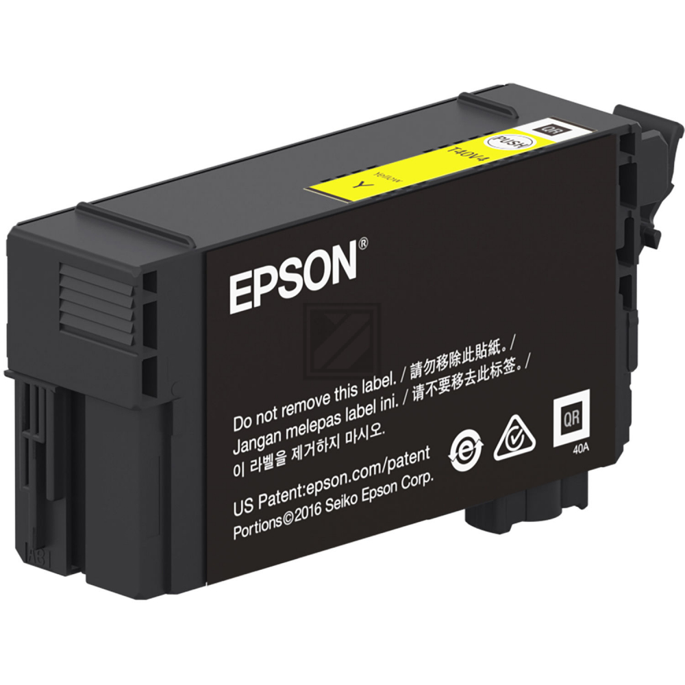 C13T40D440 // T40 / gelb / original EPSON Tintenpatrone gelb / C13T40D440 / 50.00 ml