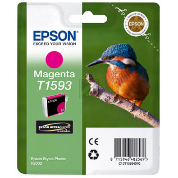 C13T15934010 // T1593 / magenta / original EPSON Tintenpatrone magenta / C13T15934010 / 17.00 ml