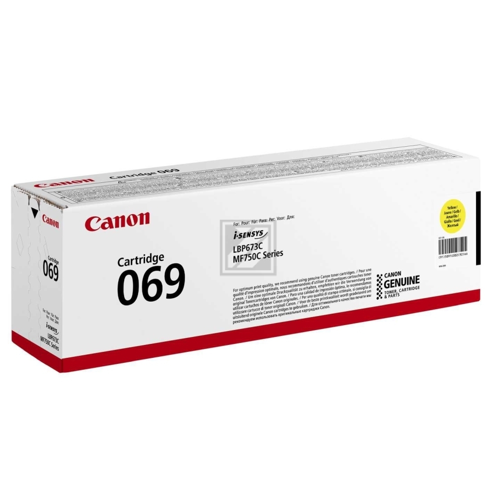 5091C002 // 069 / gelb / original CANON Toner gelb / 5091C002 / 1900 S.