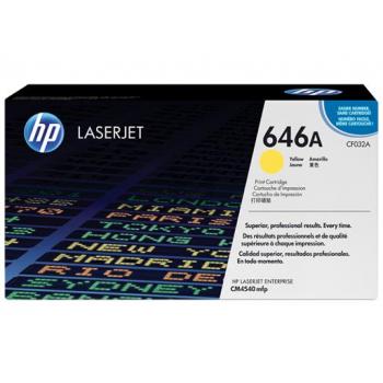 CF032A // 646A / gelb / original HP Toner gelb / CF032A / 12500 S.